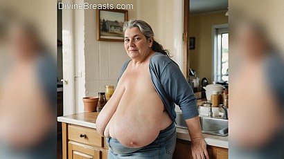 Beth BBW Granny with Heavy Long Tits