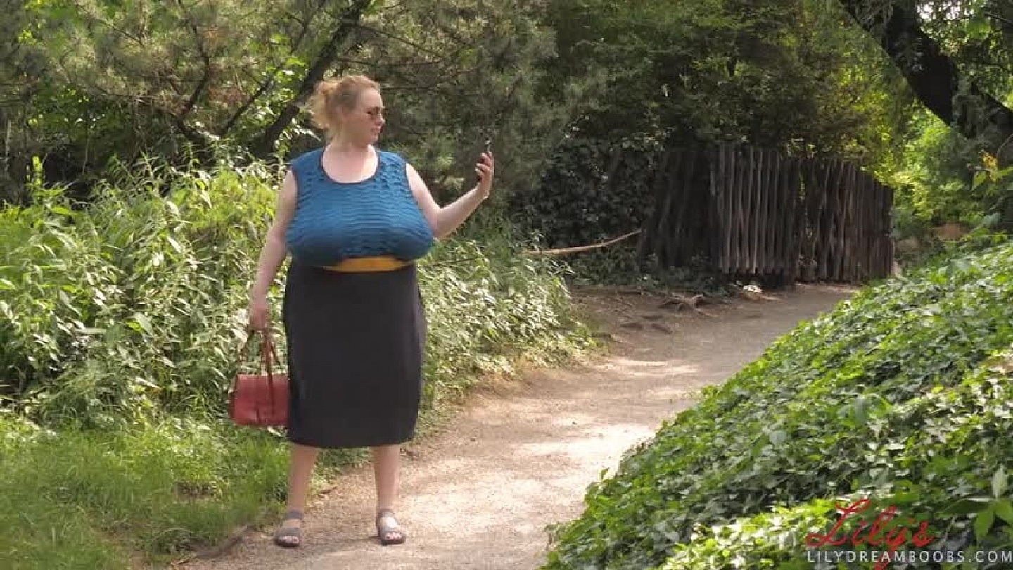  Big tit girl in public 4K - Divine Breasts video on CurveFanz