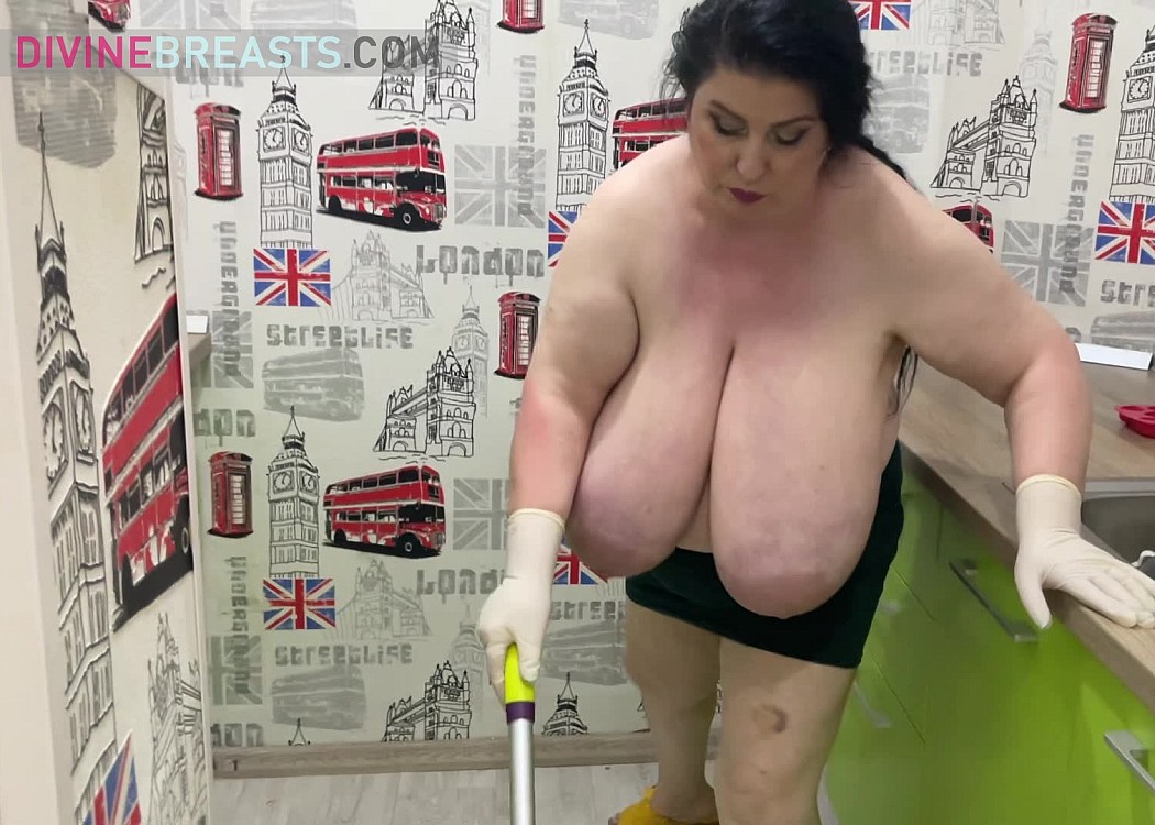 Natalie Fiore is Your Maid with Giant Breasts - Natalie Fiore - Divine Breasts video on CurveFanz