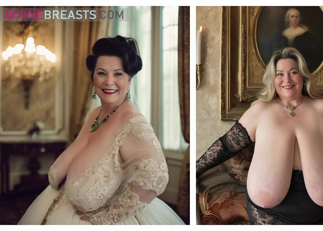 Ashbourne Abbey Diamond Regalia - Fantasy - Divine Breasts video on CurveFanz