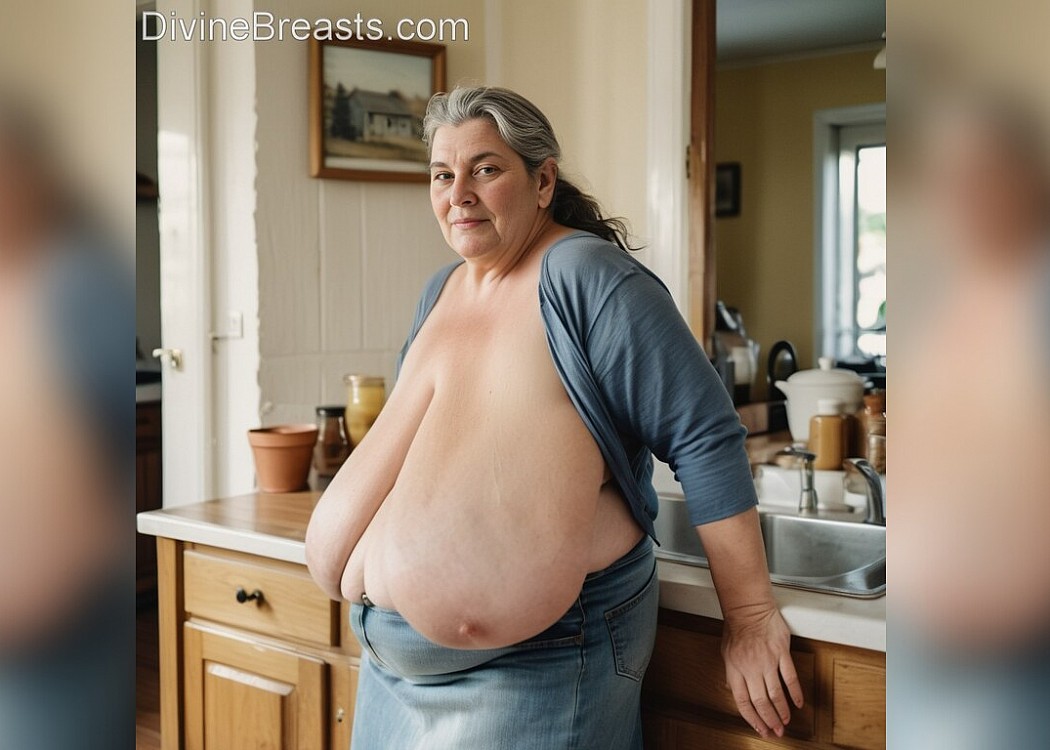 Beth BBW Granny with Heavy Long Tits - Beth Levine - Divine Breasts video on CurveFanz