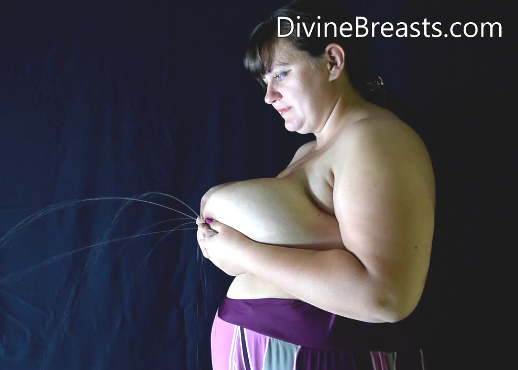 Nina Milk Streams Squirting - Nina - Divine Breasts video on CurveFanz