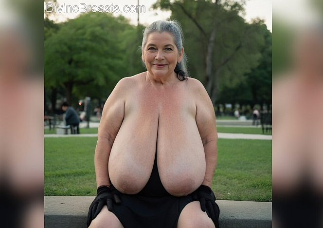 Beth Granny Big Boobs Flasher