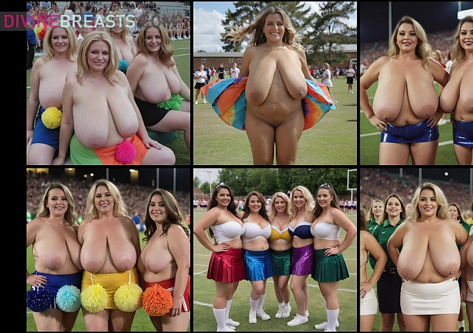 Busty Cheerleaders of the GCC 4